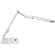 Lampka biurkowa LED 10W żuraw Biała kreślarska