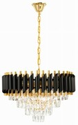 Lampa kryształowa luksusowa żyrandol Luxury Black WSC024