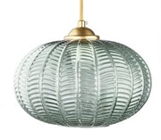 Lampa wisząca szklana złota szałwiowa BOTANICA