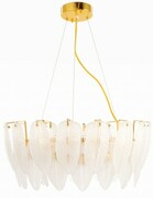 Lampa kryształowa elegancka okrągła żyrandol Bergamo WSC021