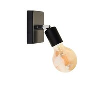 Kinkiet mały kwadrat czarny MAT ezo