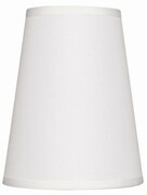 Abażur mały stożek biały E14 18cm ELA7226