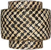 Klosz bambusowy dwukolorowy mały BOHO 28cm IKE27BW