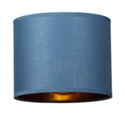 Abażur walec Oro granatowy złoty środek 20 cm gwint E27