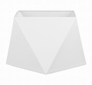 Abażur diament mały biały