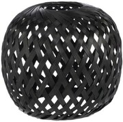 Klosz BOHO bambusowy czarny 12cm TH24