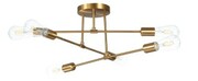 Lampa sufitowa MULTI PATYCZAK gold 6