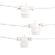 Girlanda świetlna ogrodowa 10m 20 opraw biała