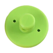 Uchwyt kablowy silikonowy ozdobny zielony
