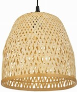 Lampa wisząca BOHO bambusowa czarna PHU09 30cm