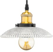 Lampa wisząca sufitowa szklana płaska Rosa Mini