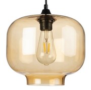 Lampa sufitowa wisząca szklana bursztynowa Cairo 2