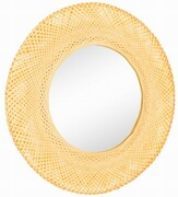 Lustro ścienne z naturalnego drewna bambusowego Natura