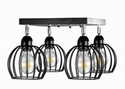 Lampa sufitowa plafon na 4 klosze regulowana