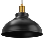 Lampa wisząca RUSTIC metalowy czarny klosz