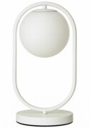 Lampka nocna stołowa elegancka white Milano Ring