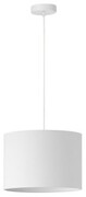 Lampa wisząca z abażurem ORO Deluxe biała 25cm ZLA7231