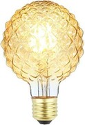Żarówka LED E27 G95 5,5W kryształowa crystal AMBER