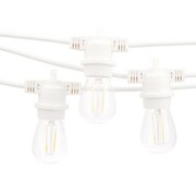 Girlanda świetlna ogrodowa 10m 20 żarówek LED biała