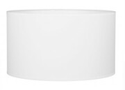 Abażur materiałowy duży walec biały