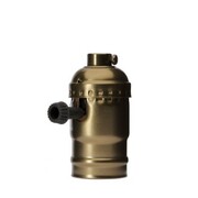 Oprawka dekoracyjna EKO E27 do lamp retro Antik Brąz ON/OFF