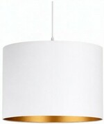 Lampa wisząca z abażurem ażurowa ORO Deluxe biała 25cm ZLA7232