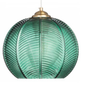 Lampa wisząca sufitowa szklana JOY szmaragdowa