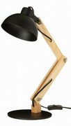 Lampka biurkowa drewniana JUNIOR czarna