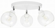 Lampa sufitowa plafon potrójna kulka Venus przezroczysta