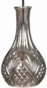 Lampa wisząca szklana kryształowa podłużna karafka GRAFIT