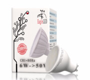 Żarówka LED GU10 CCD 6W=50W Ciepła EL