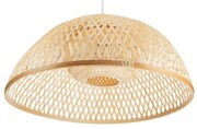 Lampa wisząca BOHO bambusowa duża walec PHU14D