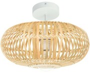 Lampa sufitowa bambusowa półplafon TH08 biały