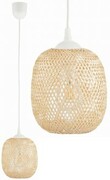 Lampa wisząca BOHO bambusowa drobny splot PHU12B