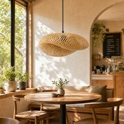 Lampa wisząca BOHO bambusowa duża NUSA 80 cm