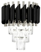 Kinkiet ścienny kryształowy silver luksusowy Luxury ZLA7229