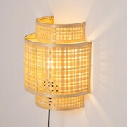 Kinkiet bambusowy BOHO TH5B czarny