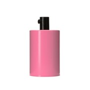 Oprawka metalowa do lampy E27 walec różowa