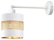 Kinkiet regulowany LOFT biały ażurowy Deluxe