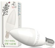 Żarówka LED świeczka E14 8W=60W Zimna