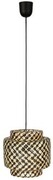Lampa wisząca BOHO bambusowa dwukolorowa 28cm IKE27BW