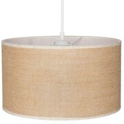 Lampa wisząca z abażurem BOHO juta walec 30cm ZLA7230