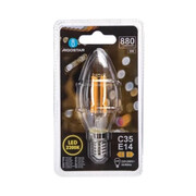 Żarówka świecznikowa świeczka LED 8W E14 barwa ciepła amber