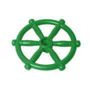 Koło sterownicze dla dziecka na plac zabaw limonkowe