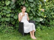 Krzesło ogrodowe CAPITALE z czarnego technorattanu