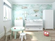 Zestaw mebli BASIC BABY z łóżeczkiem ELLA 140x70