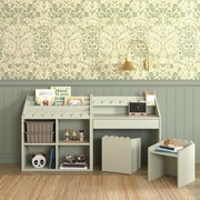 Zestaw mebli dziecięcych Book NooK Sage - biurko, regał, krzesełka