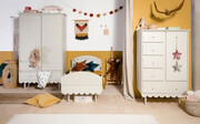 Zestaw mebli do pokoju dziecięcego Babushka BABY 3el - Kolor do wyboru - Szafa, Komoda, Łóżeczko