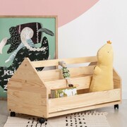 Drewniana duża skrzynia