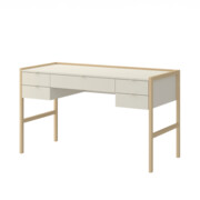 Biurko młodzieżowe VERSA latte / drewno